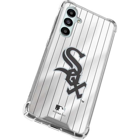 MLB Chicago White Sox Home Jersey Galaxy A16 5G Clear Case