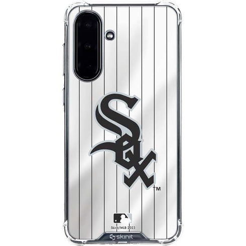 MLB Chicago White Sox Home Jersey Galaxy A36 5G Clear Case