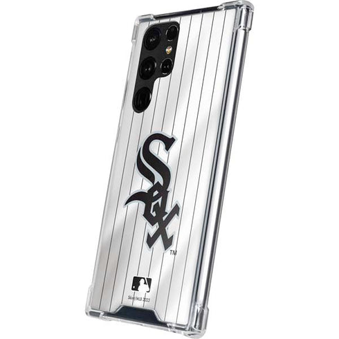 MLB Chicago White Sox Home Jersey Galaxy S22 Ultra Clear Case