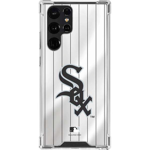 MLB Chicago White Sox Home Jersey Galaxy S23 Ultra Clear Case