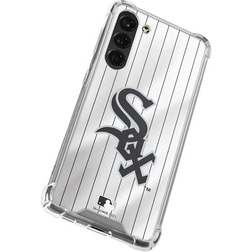 MLB Chicago White Sox Home Jersey Galaxy S24 FE Clear Case