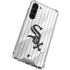 MLB Chicago White Sox Home Jersey Galaxy S24 FE Clear Case