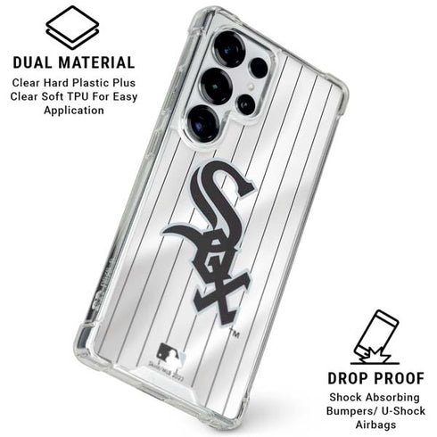 MLB Chicago White Sox Home Jersey Galaxy S25 Ultra Clear Case