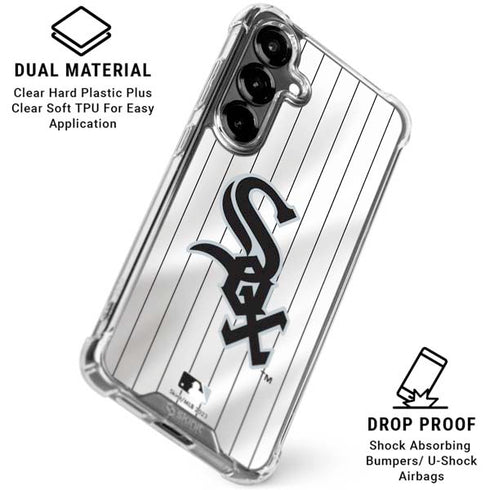 MLB Chicago White Sox Home Jersey Galaxy S26 Plus Clear Case