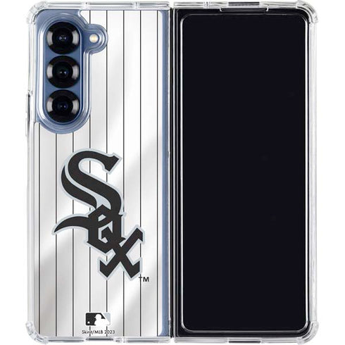 MLB Chicago White Sox Home Jersey Galaxy Z Fold6 Clear Case