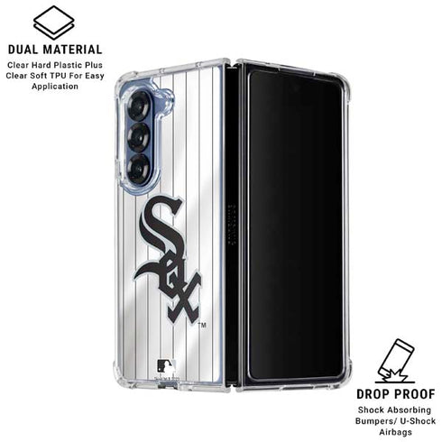 MLB Chicago White Sox Home Jersey Galaxy Z Fold6 Clear Case