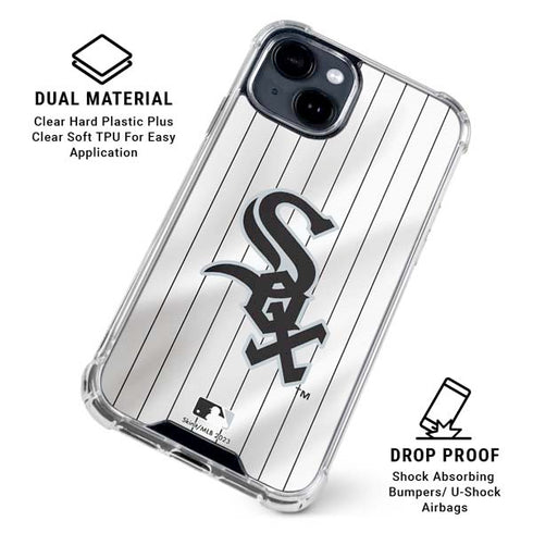 MLB Chicago White Sox Home Jersey iPhone 15 Clear Case