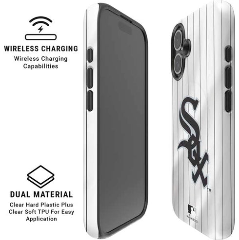 MLB Chicago White Sox Home Jersey iPhone 16 Plus Magsafe Impact Case