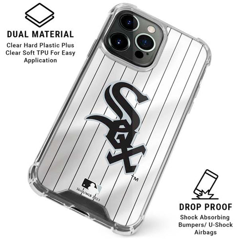MLB Chicago White Sox Home Jersey iPhone 16 Pro Clear Case