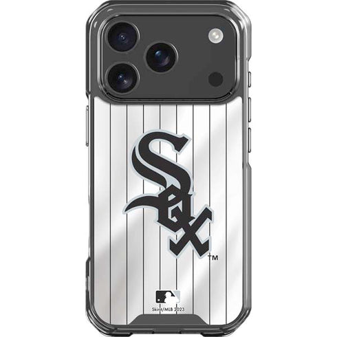 MLB Chicago White Sox Home Jersey iPhone 18 Pro Clear Case