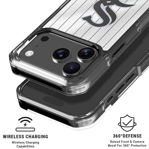 MLB Chicago White Sox Home Jersey iPhone 18 Pro Clear Case