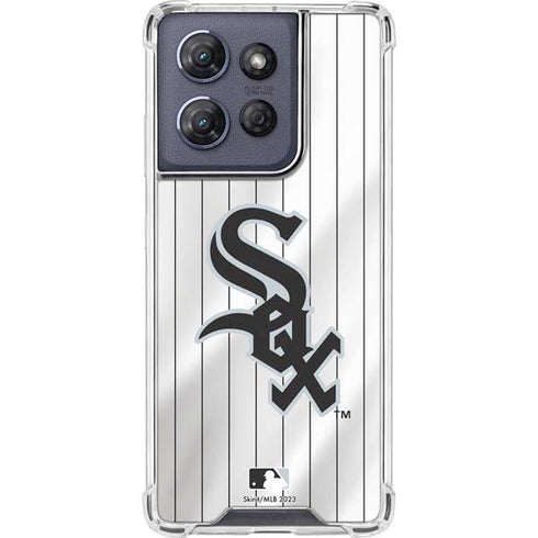 MLB Chicago White Sox Home Jersey Moto G 5G (2025) Clear Case