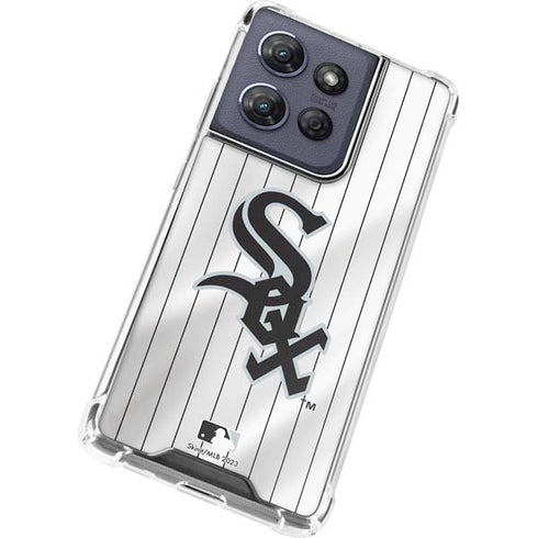 MLB Chicago White Sox Home Jersey Moto G 5G (2025) Clear Case