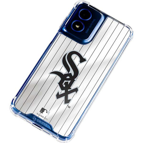 MLB Chicago White Sox Home Jersey Moto G 5G (2024) Clear Case