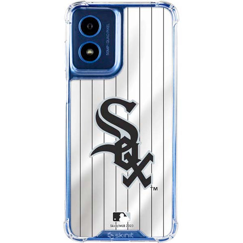 MLB Chicago White Sox Home Jersey Moto G Play 4G (2024) Clear Case