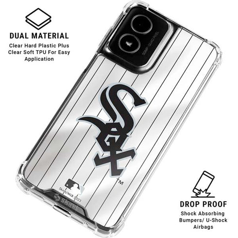 MLB Chicago White Sox Home Jersey Moto G Power 5G (2024) Clear Case