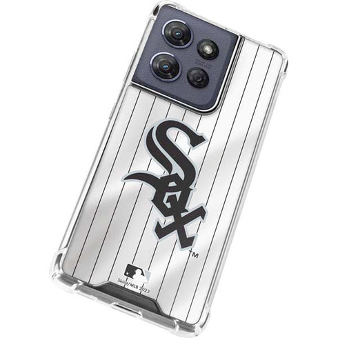 MLB Chicago White Sox Home Jersey Moto G Stylus 5G (2025) Clear Case