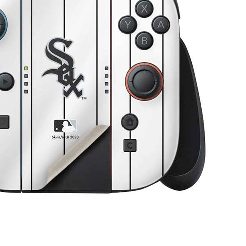 MLB Chicago White Sox Home Jersey Nintendo Switch 2 (2025) Joy-Con Controller Skin