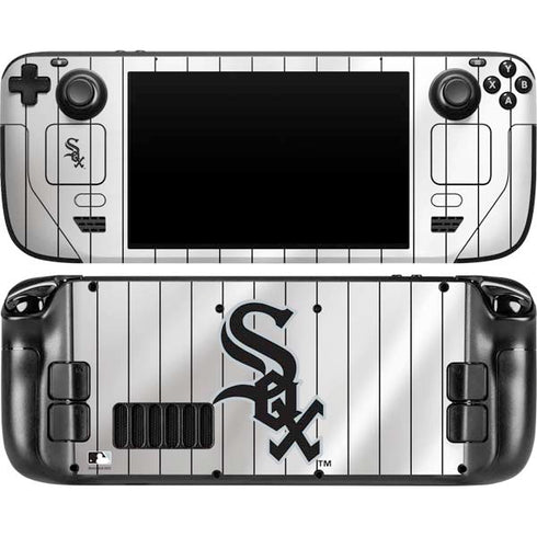MLB Chicago White Sox Home Jersey Steam Deck Handheld Gaming Computer OLED Skin