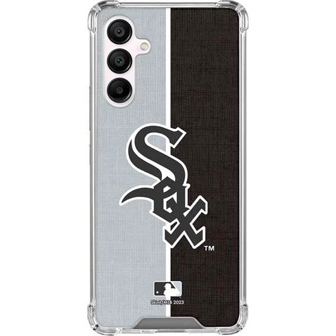 MLB Chicago White Sox Split Galaxy A16 5G Clear Case