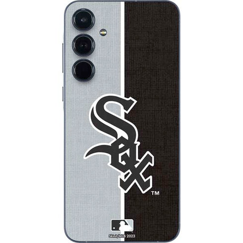 MLB Chicago White Sox Split Galaxy A55 5G Skin