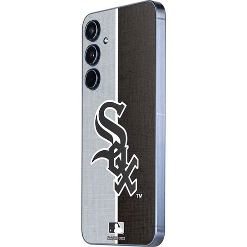 MLB Chicago White Sox Split Galaxy A55 5G Skin
