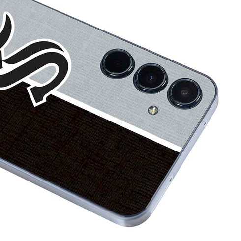 MLB Chicago White Sox Split Galaxy A55 5G Skin