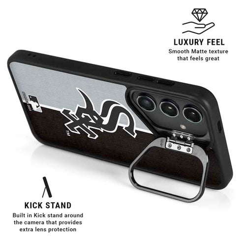MLB Chicago White Sox Split Galaxy S25 Kickstand Case