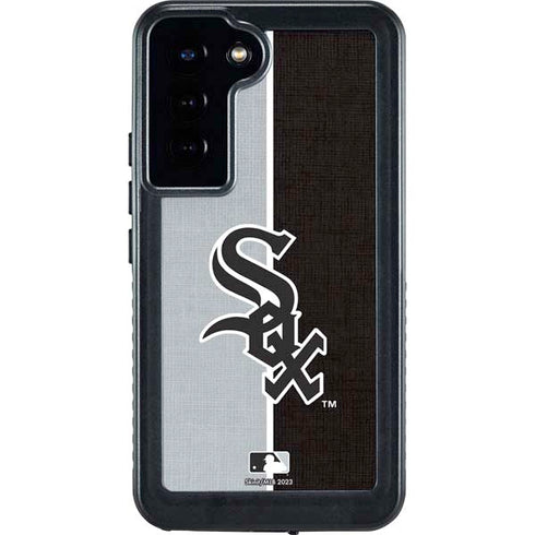 MLB Chicago White Sox Split Galaxy S24 Plus Waterproof Case