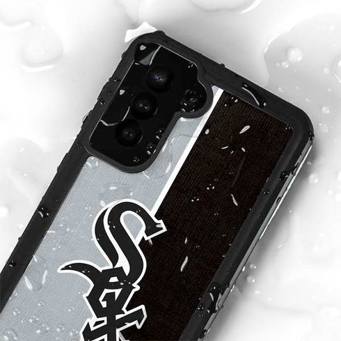 MLB Chicago White Sox Split Galaxy S24 Plus Waterproof Case