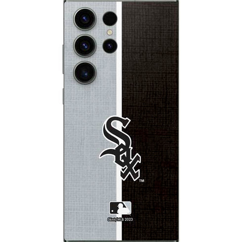 MLB Chicago White Sox Split Galaxy S25 Ultra Skin