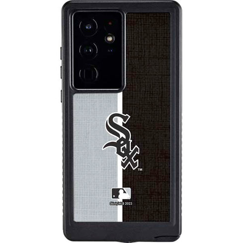 MLB Chicago White Sox Split Galaxy S24 Ultra Waterproof Case