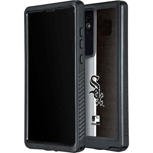 MLB Chicago White Sox Split Galaxy S24 Ultra Waterproof Case