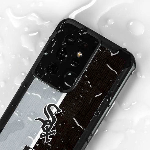 MLB Chicago White Sox Split Galaxy S24 Ultra Waterproof Case