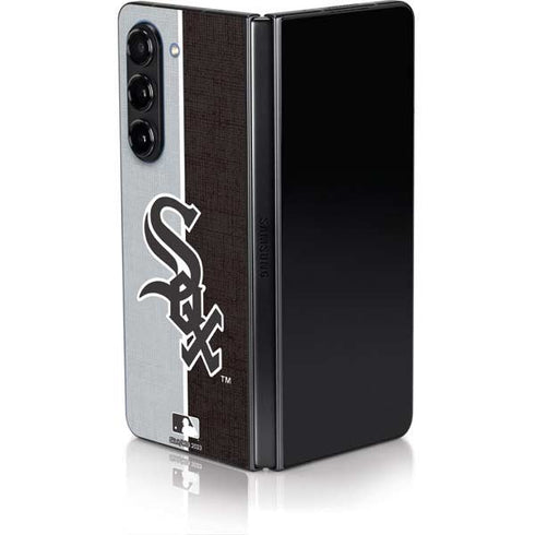 MLB Chicago White Sox Split Galaxy Z Fold5 5G Skin