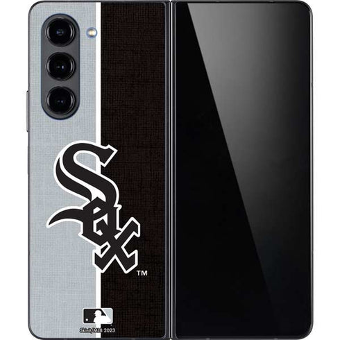 MLB Chicago White Sox Split Galaxy Z Fold5 5G Skin