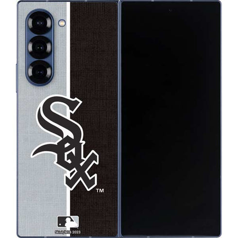 MLB Chicago White Sox Split Galaxy Z Fold6 Skin