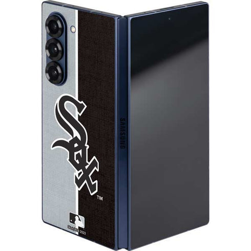 MLB Chicago White Sox Split Galaxy Z Fold6 Skin