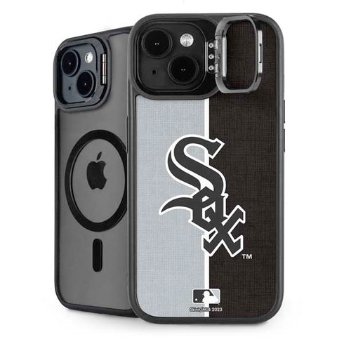 MLB Chicago White Sox Split iPhone 14 Kickstand Case