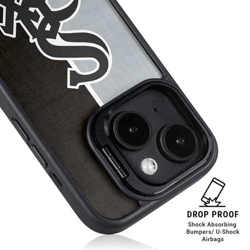 MLB Chicago White Sox Split iPhone 14 Kickstand Case