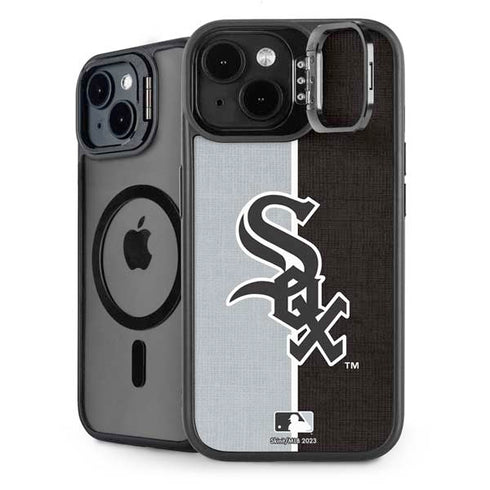 MLB Chicago White Sox Split iPhone 14 Plus Kickstand Case