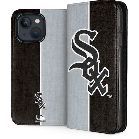 MLB Chicago White Sox Split iPhone 15 Folio Case