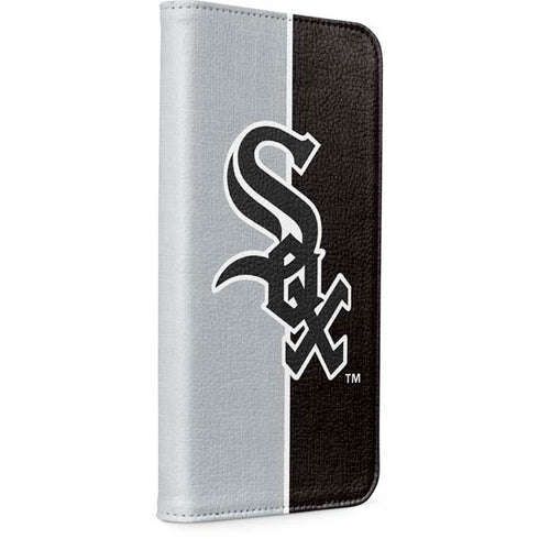 MLB Chicago White Sox Split iPhone 15 Plus Folio Case