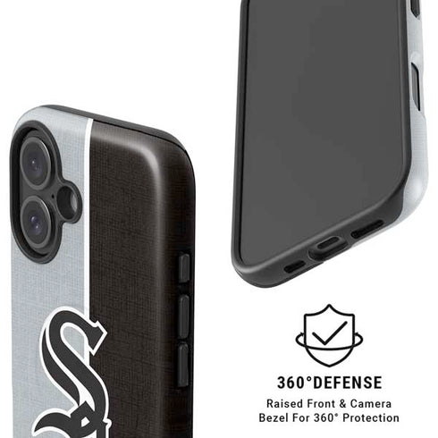 MLB Chicago White Sox Split iPhone 16 Magsafe Impact Case