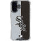 MLB Chicago White Sox Split iPhone 16 Plus Clear Case