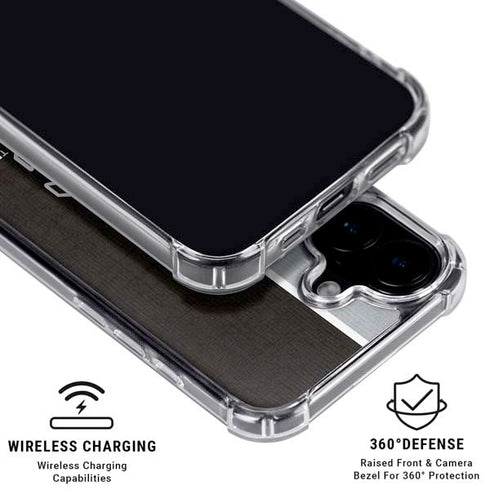 MLB Chicago White Sox Split iPhone 16 Plus Clear Case