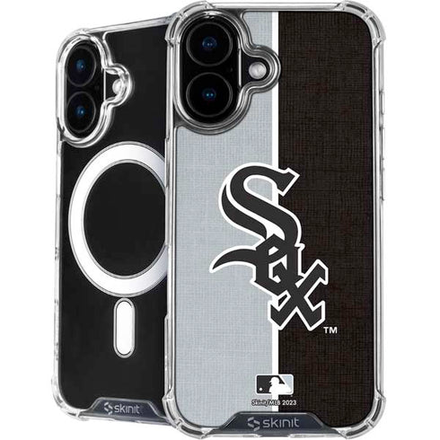 MLB Chicago White Sox Split iPhone 16 Plus MagSafe Case