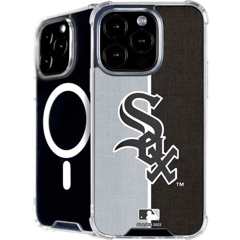 MLB Chicago White Sox Split iPhone 16 Pro MagSafe Case