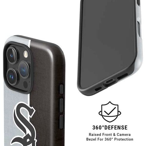MLB Chicago White Sox Split iPhone 16 Pro Max Magsafe Impact Case