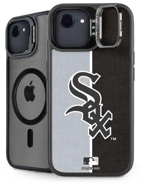 MLB Chicago White Sox Split iPhone 16e Kickstand Case